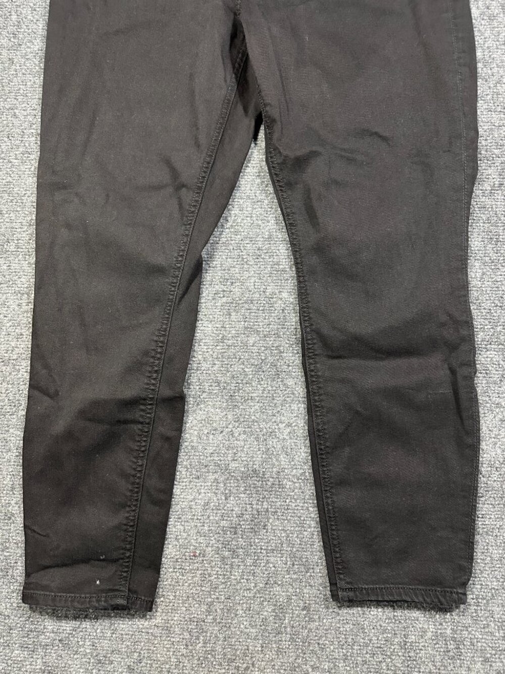 Jen7 by 7 For All Mankind Jeans Womens 12 Black Stretch Petite Ankle Skinny - Picture 2 of 9